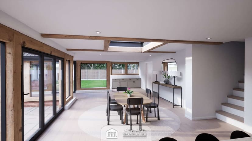 Single Storey Side and Oak-Framed Rear Extension, Botley, Southampton (photo 3)