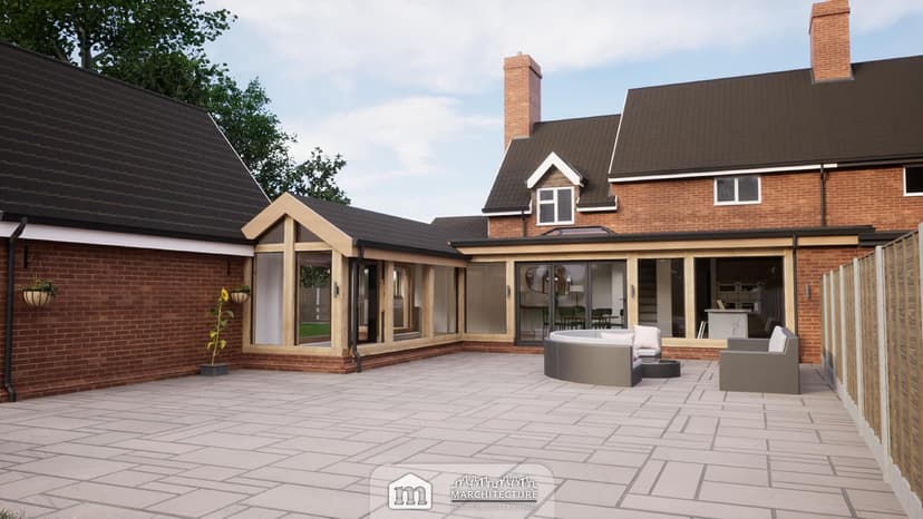 Single Storey Side and Oak-Framed Rear Extension, Botley, Southampton