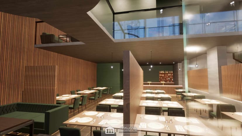 Internal & External Seating Layouts with 3D Visuals, The Olive Tree Restaurant, Ocean Village (photo 9)