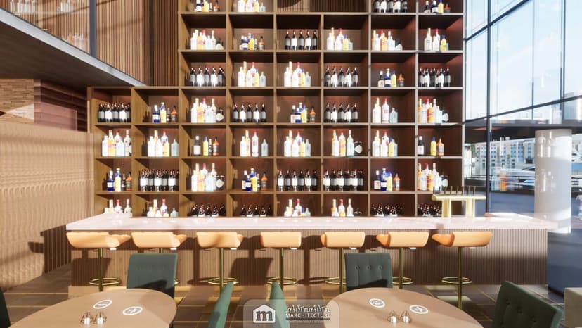 Internal & External Seating Layouts with 3D Visuals, The Olive Tree Restaurant, Ocean Village (photo 6)