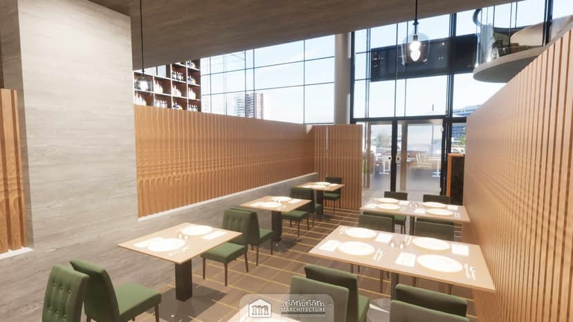 Internal & External Seating Layouts with 3D Visuals, The Olive Tree Restaurant, Ocean Village (photo 5)