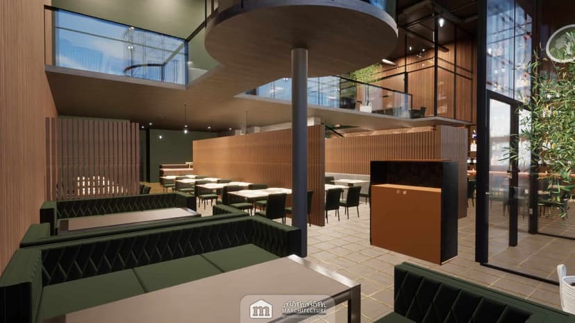 Internal & External Seating Layouts with 3D Visuals, The Olive Tree Restaurant, Ocean Village (photo 4)